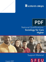 Higher Care - Unit 2 - Sociology For Care