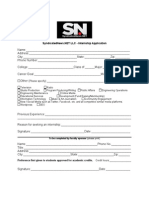 SyndicatedNews Internship Application