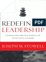 Redefining Leadership by Joseph M. Stowell (Excerpt)