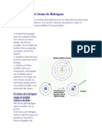 Teoría de Bohr Del Átomo de Hidrógeno