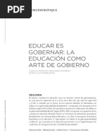 Educar Es Gobernar