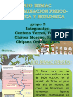 Rio Rimac Contaminacion Fisico-Quimica y Biologica