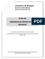 Plan de Emergencias Ayto Badajoz