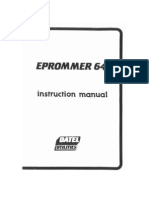 Datel Eprommer64 Manual