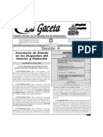 LA GACETA 28-2-2014 Decreto Cancelación de ONGD y Supresión y Modificación Secretarías de Estado.