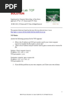 Solution: Wireshark Lab: TCP