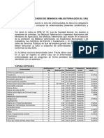 Lista Enfermedades Notificables Ante SAG