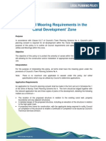 Jetty and Mooring Requirements in The Canal Development Zone