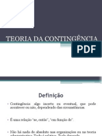 Slides Teoria Da Contingencia