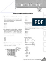 Cuarto Grado de Secundaria: Concurso Nacional de Matemática