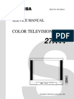 Toshiba 27a44 Service Manual