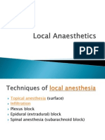 Local Anaesthetics