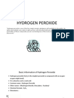 Hydrogen Peroxide: - Dr. David G. Williams