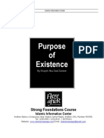 1) Purpose of Existence