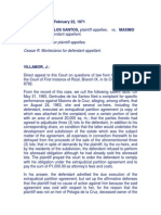 G.R. No. L-29192 February 22, 1971 GERTRUDES DE LOS SANTOS, Plaintiff-Appellee, vs. MAXIMO DE LA CRUZ, Defendant-Appellant