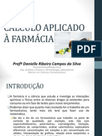 Aula 1 - Introdução Ao Cálculo Aplicado À Farmácia