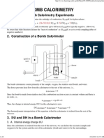 Bomb Calorimetry