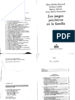 Selvini Et Al - Los Juegos Psicóticos en La Familia PDF