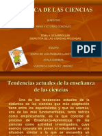 Tendencias Actuales en La Enseñanza de Las Ciencias