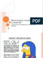 Regulación de Violencia Contra La Mujer DF