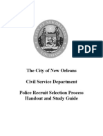 Study Guide For NOPD