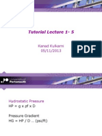 Drilling Engineering Year 2 Tutorial Questions For Exam