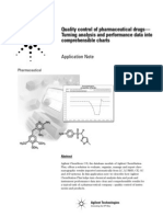 Quality Control of Pharmaceutical Drugs - Turning Analysis and Performance Data Into Comprehensible Charts