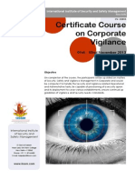 Corporate Vigilance Course