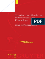 Variation & Gradience in Phonetics N Phonology-Kugler, Fery, Vijver PDF