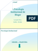 Psicologia Institucional de Bleger