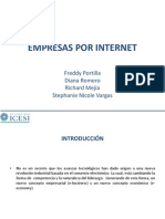 Exposición EMPRESAS POR INTERNET