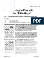 Learning To Play With The "Little Guys": Lesson 18