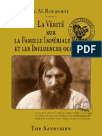 Roudnieff Vladimir Michaïlovitch - La Vérité Sur La Famille Impériale Russe Et Les Influences Occultes