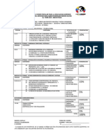 Unidad Curricular Proyecto Nacional y Nueva Ciudadania Plan de Evaluacion 2014 I