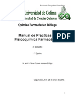 Manual de Prácticas de Fisicoquimica Farmaceutica