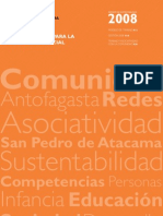 Reporte de Sustentabilidad Fundacion Minera Escondida 2008