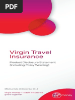 Travel Insurance PDS