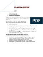 Abo Blood Group System