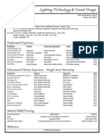 Matt Korb Lighting Resume