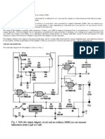 Inductance and Capacitance Meter Adapter Using 74HC132