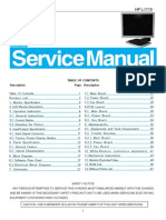 AOC Service Manual HP-L1710 - A13 Monitor LCD