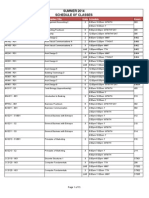 SUMMER 2014 - Schedule of Classes