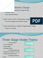 Theories of Planned Change