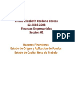 Ejercicio de Finanzas Empresariales