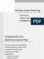 Defensive Game Planning