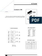 Quad 2-Input Exclusive or Gate