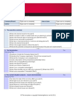 Marketing Plan Template