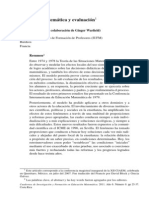 Brousseau - Actividad Matemática y Evaluación