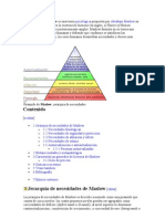 La Pirámide de Maslow Es Una Teoría Psicológica Propuesta Por Abraham Maslow en Su Obra