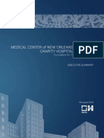 Medical Center of New Orleans Charity Hospital Executive Summary Feasibility Study